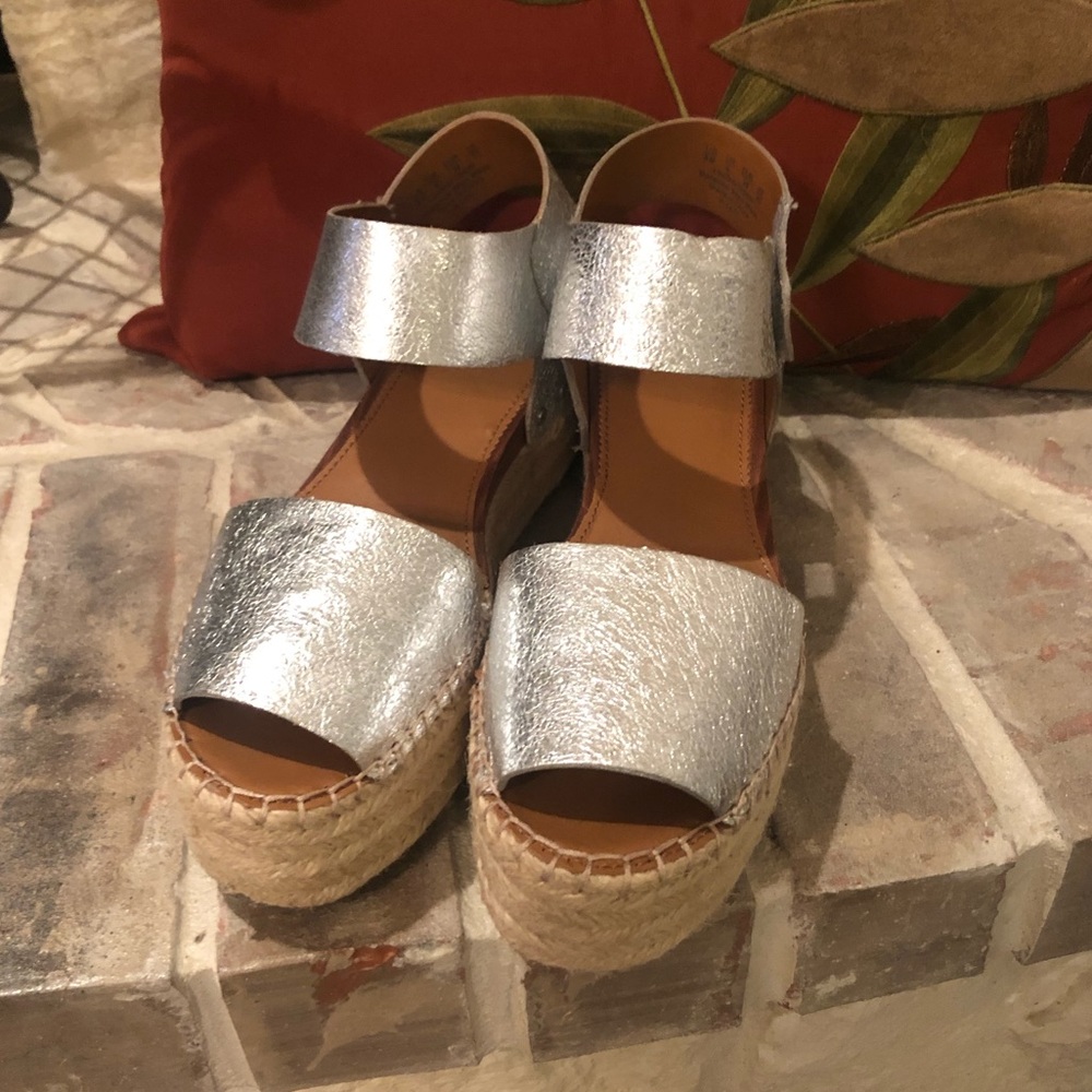 Franco Sarto Silver Leo Platform